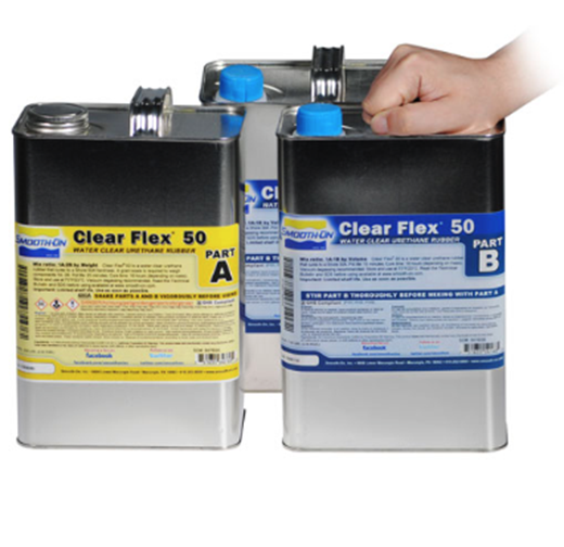 Clear Flex 50 Esnek Şeffaf UV Dayanımlı Üretan Reçine 1 Gal - 10.89 Kg