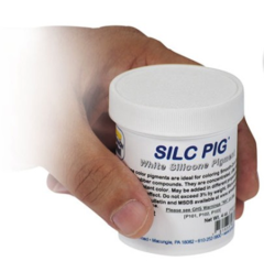 Silc Pig Silikonlar için Pigment - Beyaz 4 Ounce - 113.40 Gr