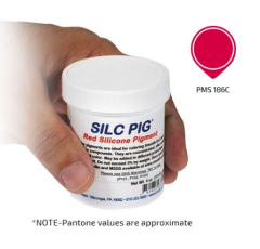Silc Pig Silikonlar için Pigment - Kırmızı 4 Ounce - 113.40 Gr