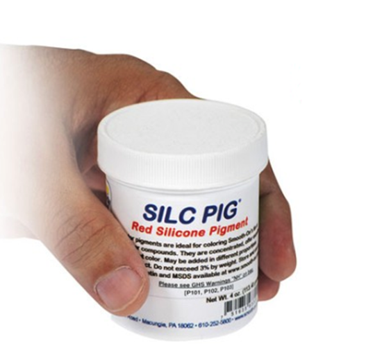 Silc Pig Silikonlar için Pigment - Kırmızı 4 Ounce - 113.40 Gr