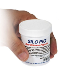 Silc Pig Silikonlar için Pigment - Kırmızı 4 Ounce - 113.40 Gr
