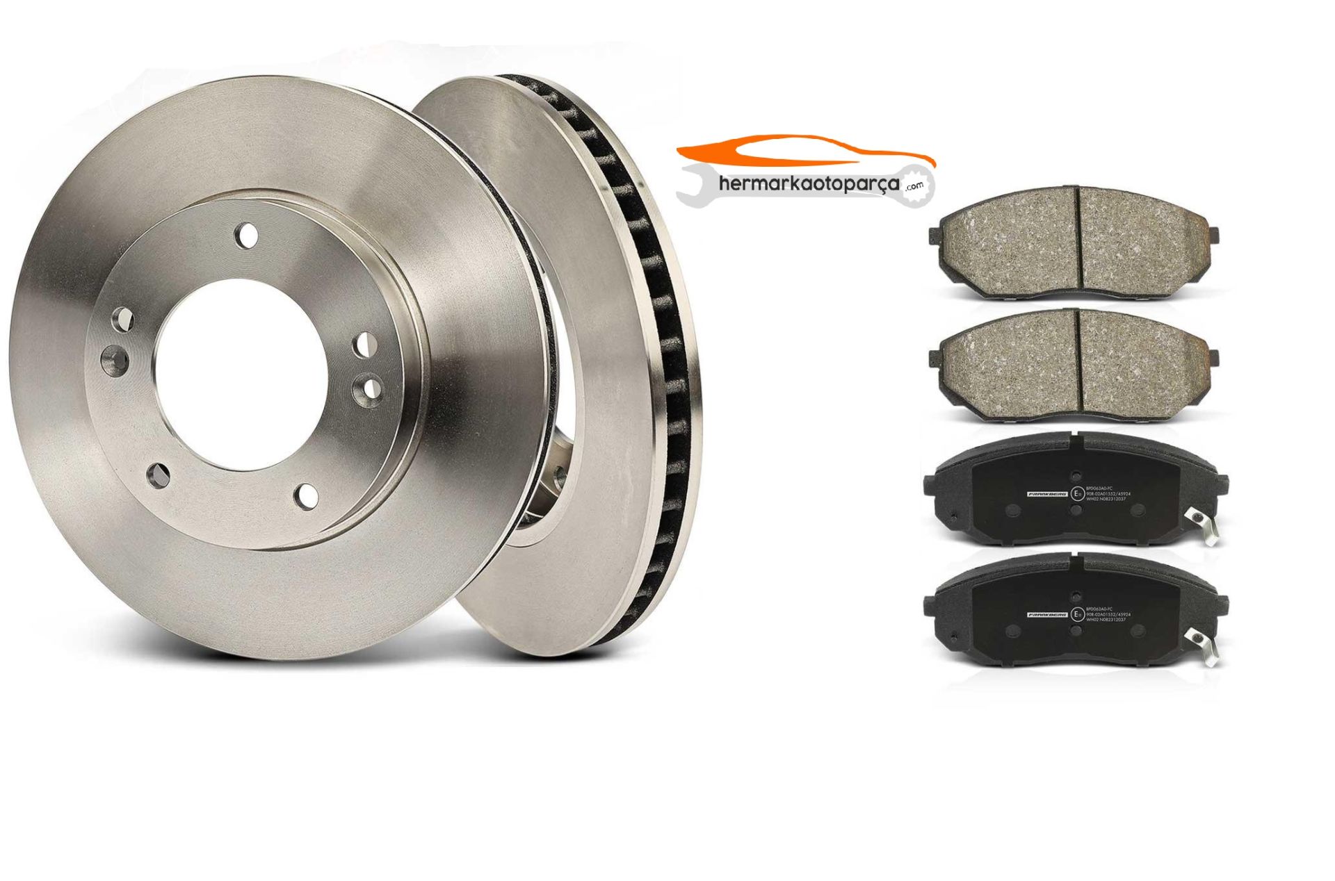 KİA SORENTO I 2003-2010 ÖN FREN SETİ ( 2 Adet Disk 302mm + 1 Tk.Balata )