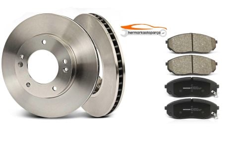 KİA SORENTO I 2003-2010 ÖN FREN SETİ ( 2 Adet Disk 302mm + 1 Tk.Balata )