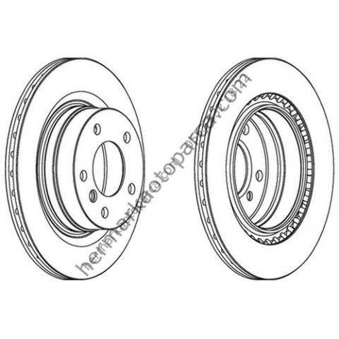 Hy. Accent Era 06-12 Ön Fren Diski Tk.256mm Ferodo Orijinal