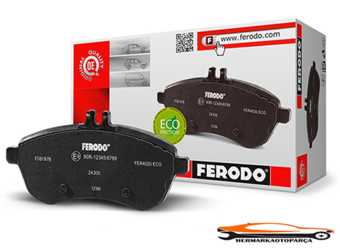 Opel Corsa C (2000-2004) / Combo 1,3CDTİ 01-04 Ön Disk Fren Balatası FERODO