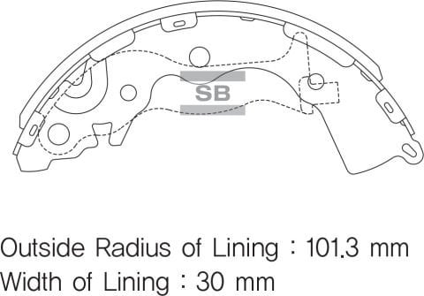 BALATA ARKA KAMPANA HY. ACCENT ERA RIO II 2005-11 SANGSIN Hİ-Q
