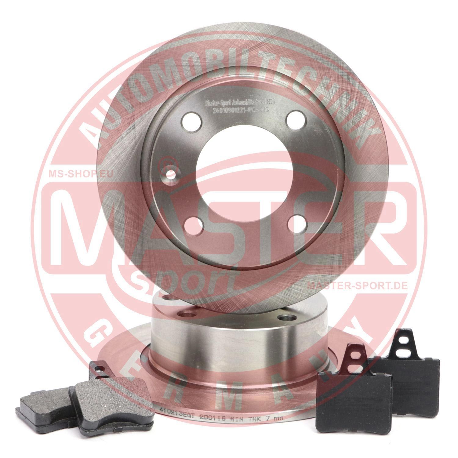 CITROEN XANTİA 224mm 93-01 ARKA FREN DİSKİ + BALATA (TAKIM SAĞ-SOL)