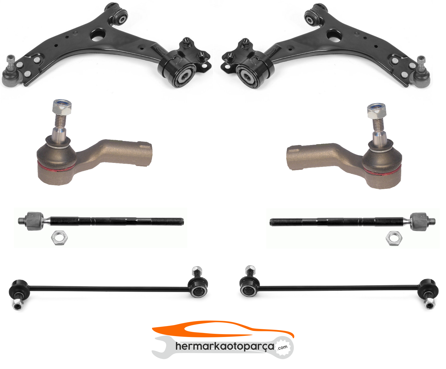 FORD FOCUS2 CMAX 04-11ÖN (SALINCAK) TAMİR SETİ TK. 10 PARÇA