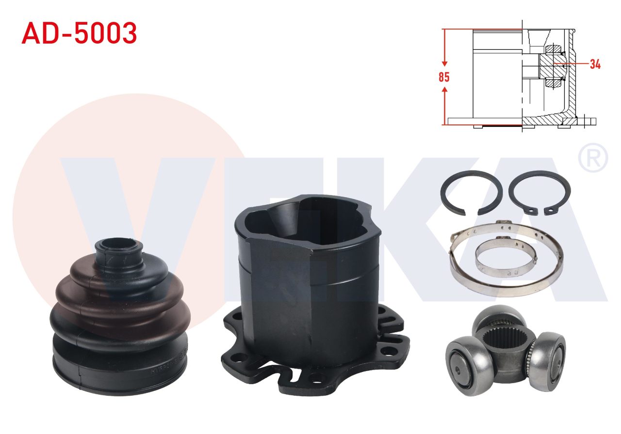 AKS KAFASI SOL-SAG ON IC A4 1.8 T-2.0-1.9 TDI-2.5 TDI 00-04/ A4 1.8 T-2.0 TFSI-2.0 TDI-1.9 TDI 04-08/ A6 2.0 TFSI-2.0 TDI-3.0 TDI-3.0 TFSI-2.4-2.7 TDI 04-11/ A8 4.2- 3.0 TDI 03-10