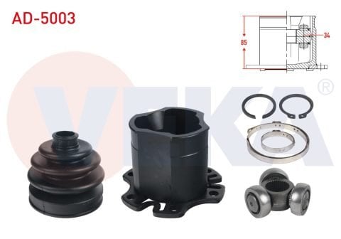 AKS KAFASI SOL-SAG ON IC A4 1.8 T-2.0-1.9 TDI-2.5 TDI 00-04/ A4 1.8 T-2.0 TFSI-2.0 TDI-1.9 TDI 04-08/ A6 2.0 TFSI-2.0 TDI-3.0 TDI-3.0 TFSI-2.4-2.7 TDI 04-11/ A8 4.2- 3.0 TDI 03-10