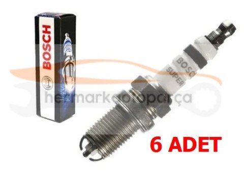 BMW 520 530 M52/54 E39 BOSCH SUPER4 4 TIRNAK 6 ADET