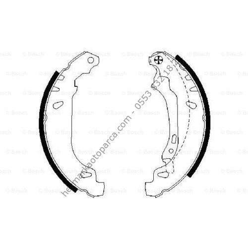 FREN PABUC BALATA ARKA SYMBOL-CLIO II-THALIA-LOGAN 180X42