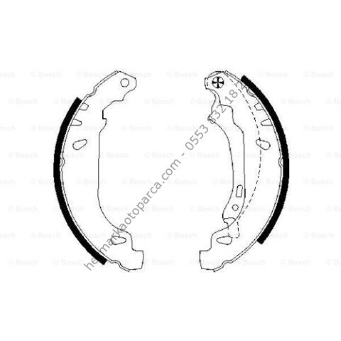 FREN PABUC BALATA ARKA SYMBOL-CLIO II-THALIA-LOGAN 180X42