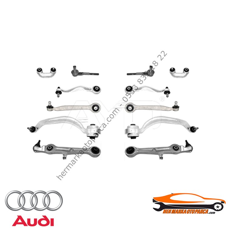 AUDİ A4 01-08 ÖN TAKIM (SALINCAK) TAMİR SETİ 12 PARÇA