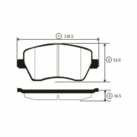 Nissan Micra K12 Note E11  2002-2012 Ön Fren Balatası 23973