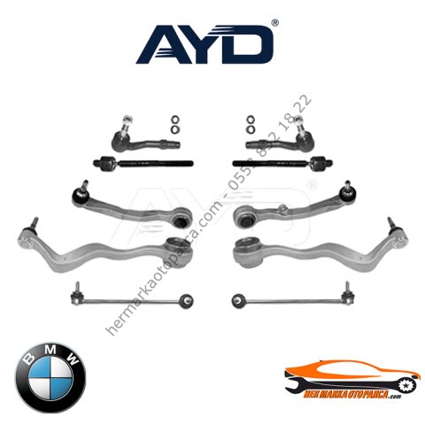 BMW E60 E61 5 SERİ 03- ÖN TAKIM KİTİ (SALINCAK) TAMİR SETİ 10 PARÇA