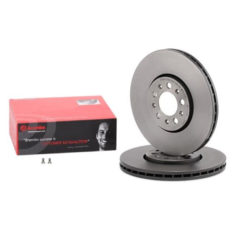 SEAT İBİZA 5 FREN DİSKİ ÖN 1.4 TSI / 1.6 TDI / 1.9 TDI 288mm HAVALI  5BİJON 2008- BREMBO(TK. SAĞ+SOL)