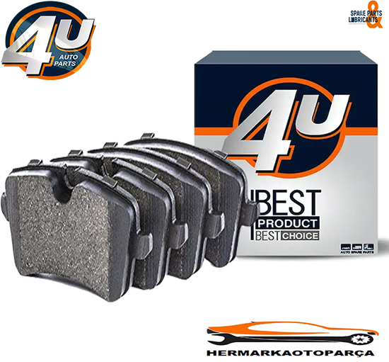 Mercedes W124 - W201 W202  C-E Class  ( -95 ) 190 D/E 1.8, 2.0, 2.3, 2.5, 2.6 Arka Disk Fren BalatasıYERLİ