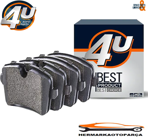 Mercedes W124 - W201 W202  C-E Class  ( -95 ) 190 D/E 1.8, 2.0, 2.3, 2.5, 2.6 Arka Disk Fren BalatasıYERLİ