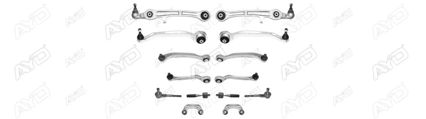 Audi A6 05-11 Ön Takım Salıncak Kiti {14 Parça} AYD