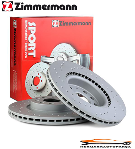 HONDA CİVİC9 FREN DİSKİ ÖN 282mm DELİKLİ SPOR TAKIM 2012- ZİMMERMAN