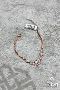 Rose Baget Model Gümüş Bileklik