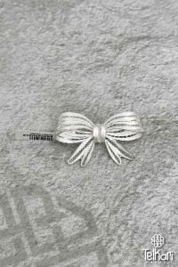 Kurdele El İşçiliği Telkari Gümüş Broş