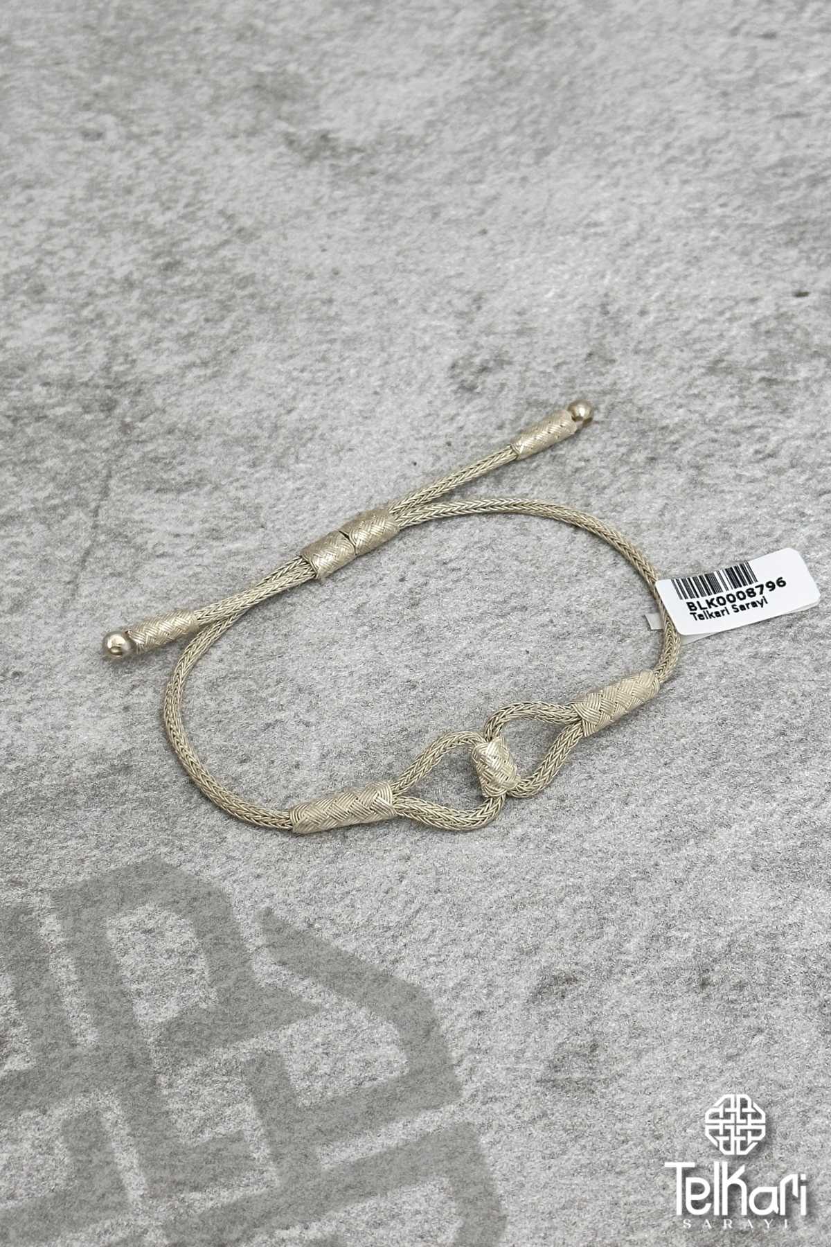 Unisex Kazaziye Gümüş Bileklik
