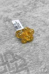 Çiçek Gold Gümüş Telkari Yüzük