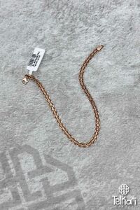 Zincir Rose Gümüş Bileklik