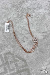 Kar Tanesi ve Sonsuzluk Rose Gümüş Bileklik