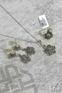 Çiçek Montörlü Markazit Üçlü Set