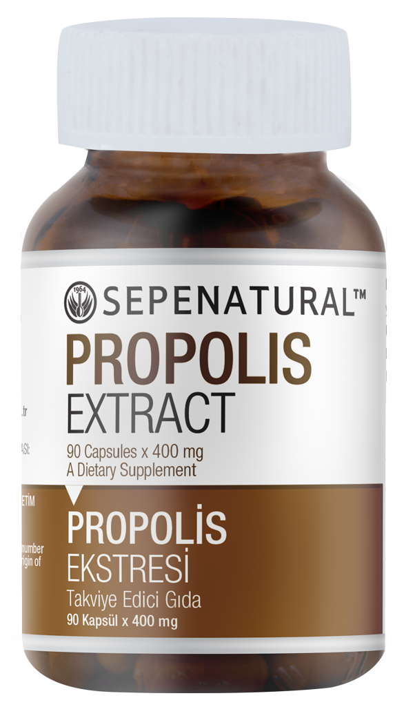 Propolis Extract 90 Kapsül 400 mg PROPOLİS Ekstrakt Ekstresi