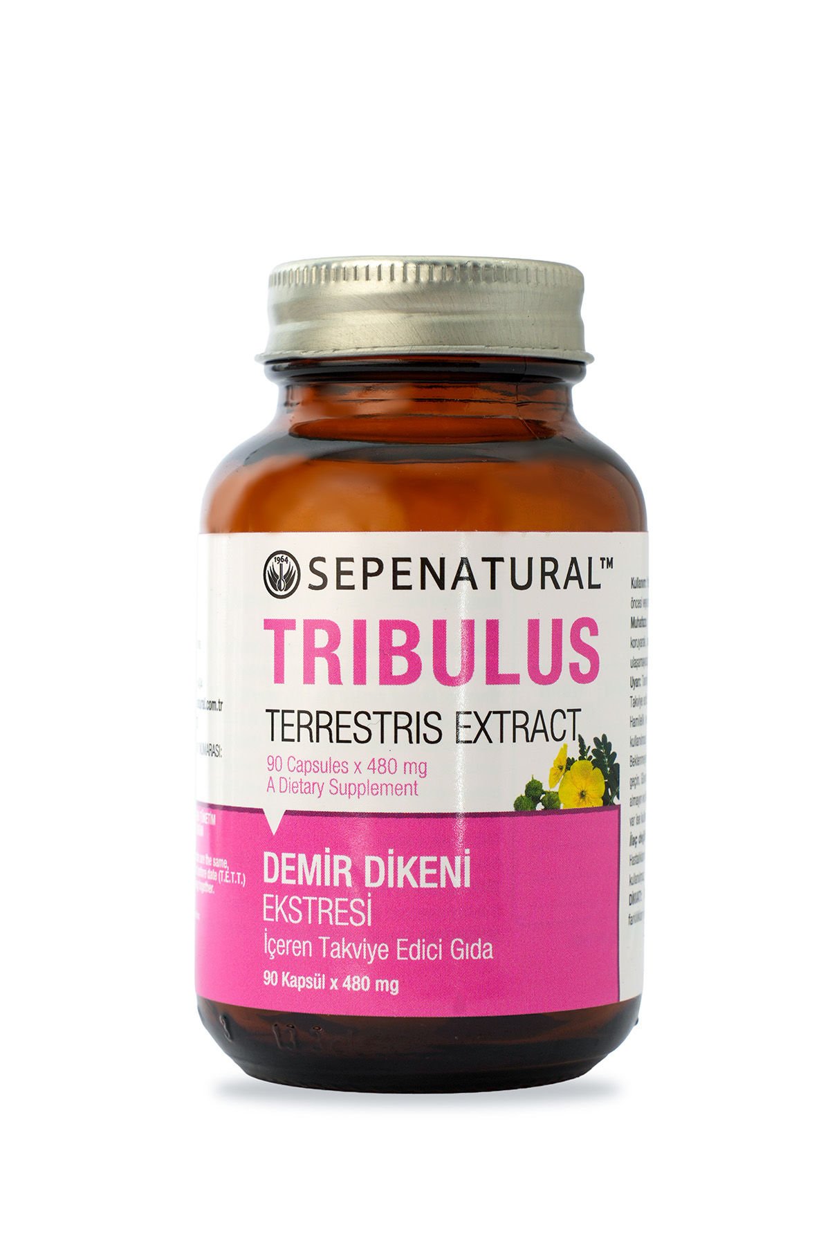 SEPE NATURAL Tribulus Demir Dikeni Ekstresi 90 Kapsül x 480mg