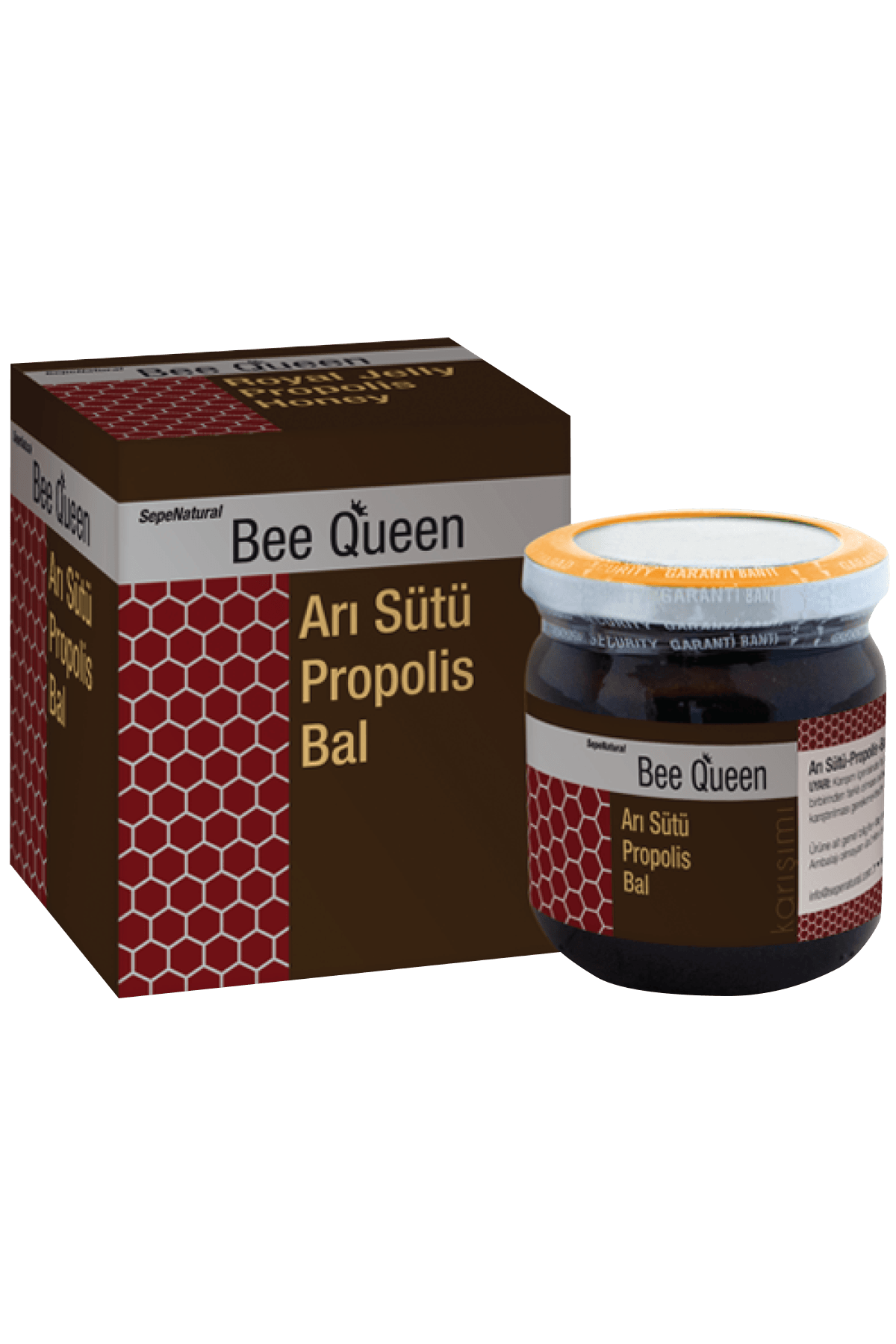 Bee Queen Saf Arı Sütü Propolis Extract ve Bal Karışım 230 gr