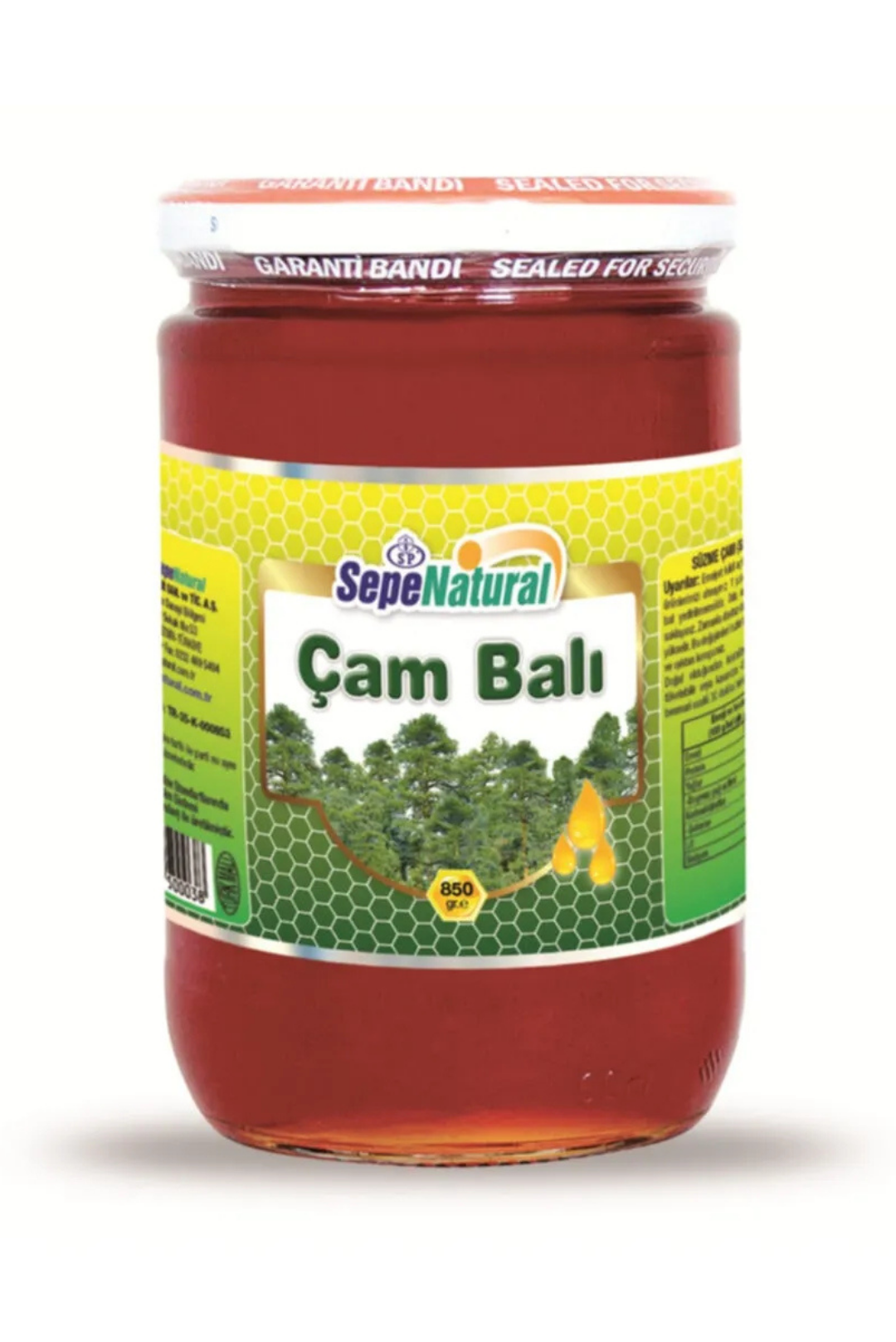 Sepe Natural Süzme Çam Balı 850 gr