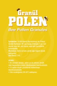 SEPE NATURAL Granül Polen 100 gr Arı Poleni, Tane, Yerli, Çok Renkli