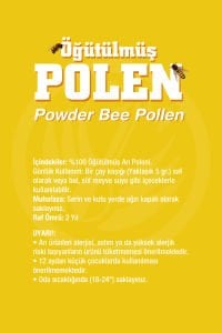 SEPE NATURAL Öğütülmüş Toz Polen 100 gr