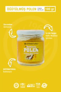 SEPE NATURAL Öğütülmüş Toz Polen 100 gr