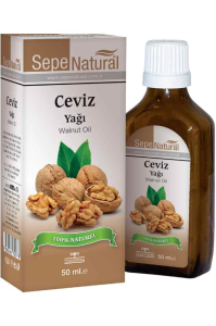 Ceviz Yağı 50 ml %100 Saf Soğuk Sıkım