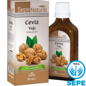 Ceviz Yağı 50 ml %100 Saf Soğuk Sıkım