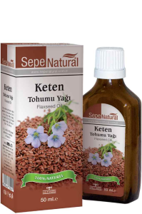 Keten Tohumu Yağı 50 ml %100 Saf Soğuk Sıkım Flaxseed Oil