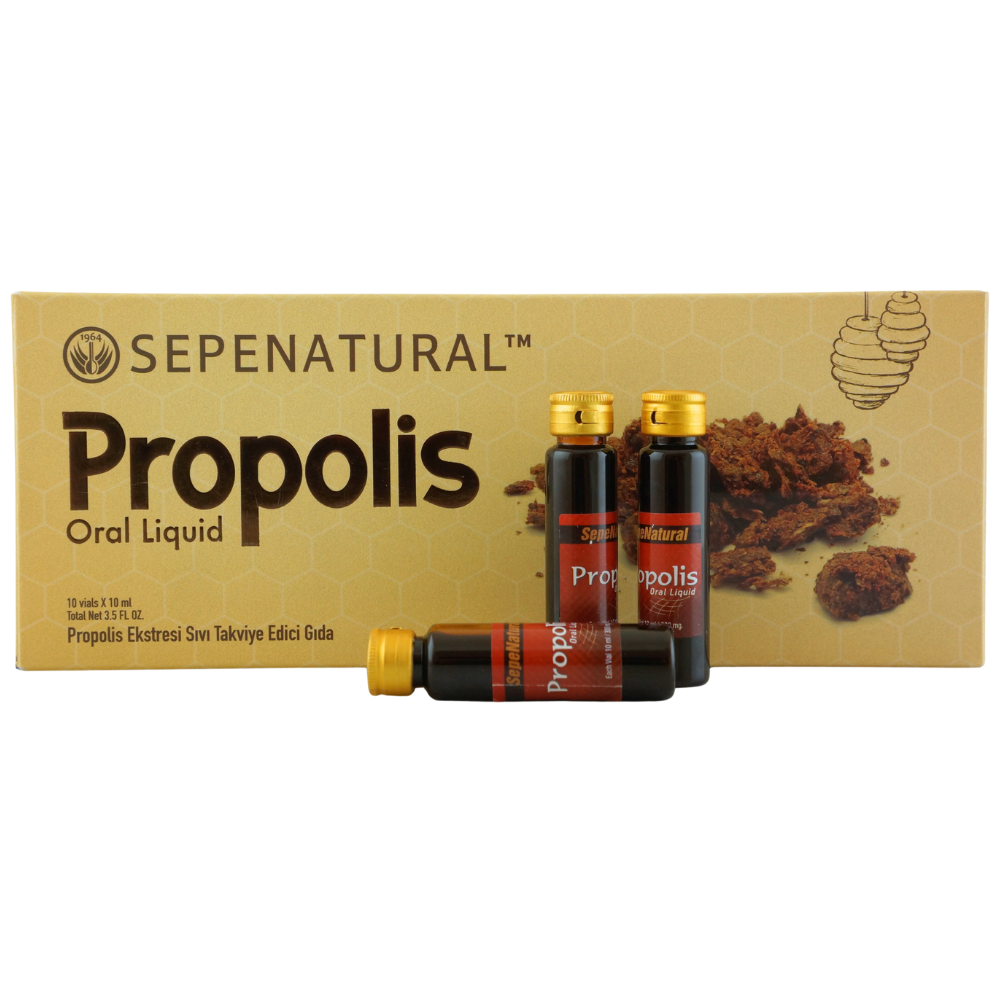 Propolis Extract Ekstrakt Likit 300mg x 10ml x 10 Ampul