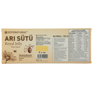 Arı Sütü 500 mg x 10 Ampul Royal Jelly Likit İçecek