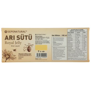 Arı Sütü 300 mg x 10 Ampul Royal Jelly Likit İçecek