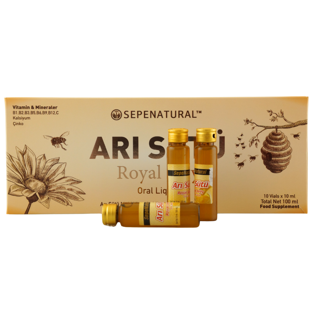 Arı Sütü 500 mg x 10 Ampul Royal Jelly Likit İçecek
