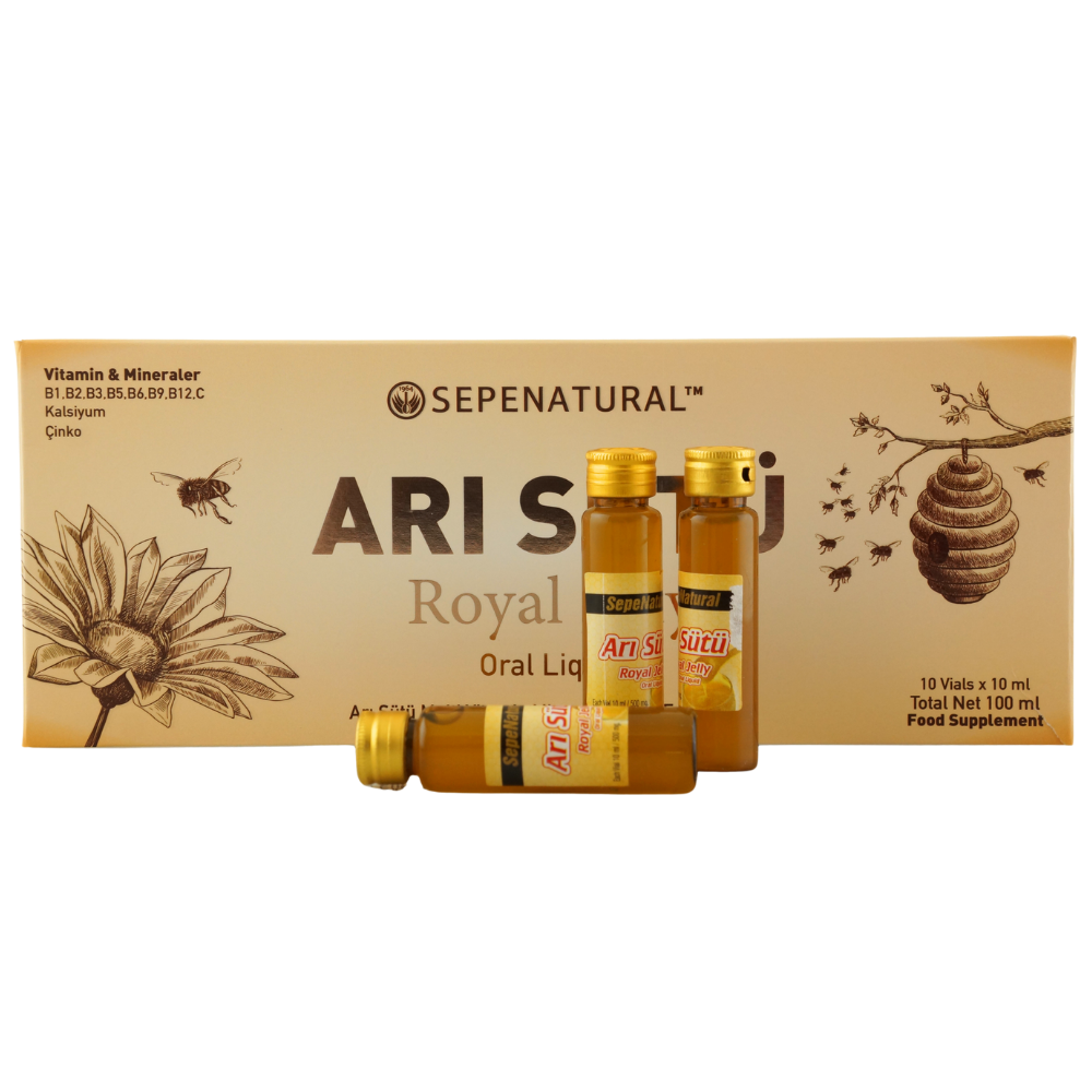 Arı Sütü 300 mg x 10 Ampul Royal Jelly Likit İçecek