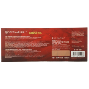Panax Ginseng Extract 10 ml x 10 Ampul Likit Sıvı Ginseng