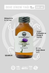 Devedikeni Tohumu Yağı 200 ml Milk Thistle Seed Oil Deve dikeni