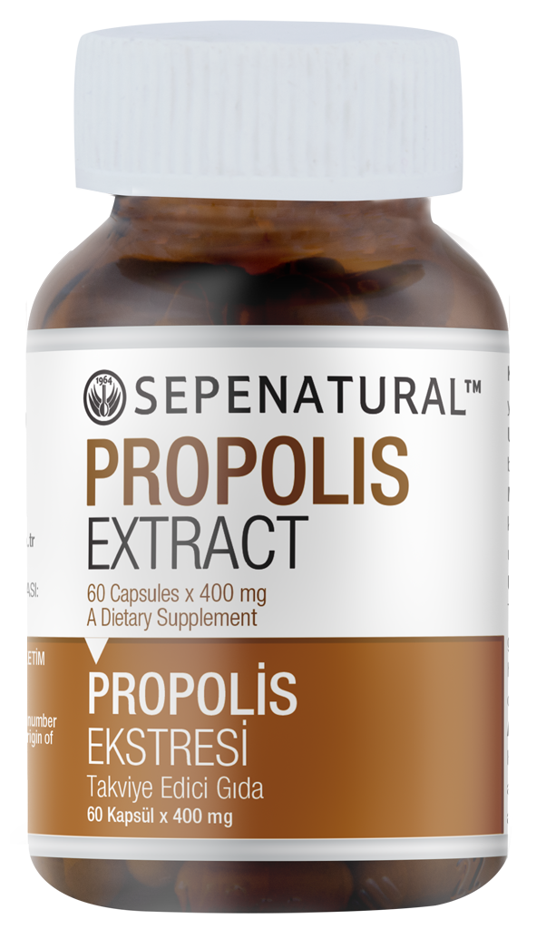 Propolis Extract 60 Kapsül 400 mg Propolis Ekstrakt Ekstresi